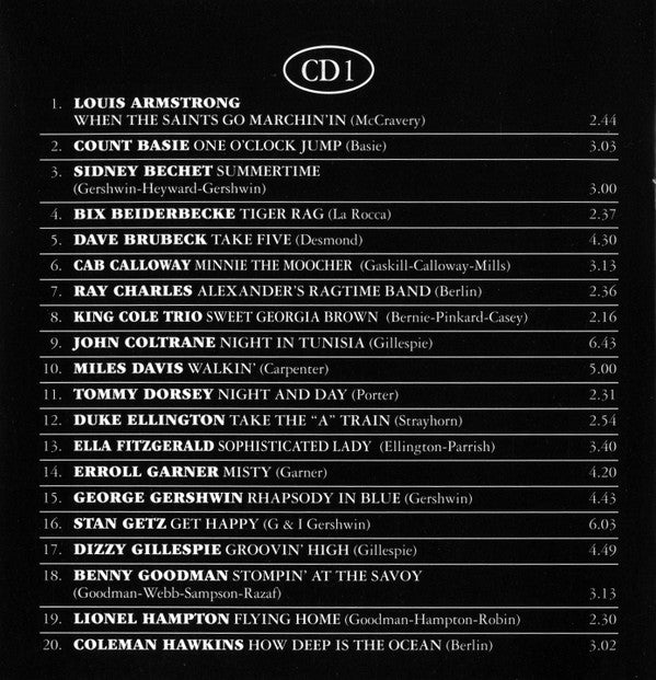 Various : The A-Z Encyclopedia Of Jazz (2xCD, Comp, Gol)