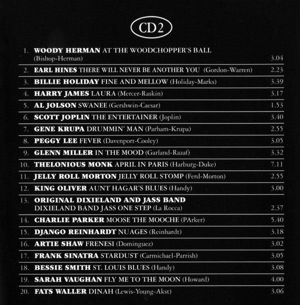Various : The A-Z Encyclopedia Of Jazz (2xCD, Comp, Gol)
