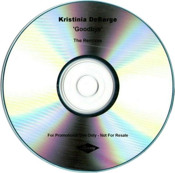 Kristinia DeBarge : Goodbye (CDr, Maxi, Promo)