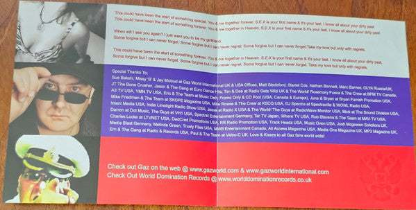Gaz Reynolds : Some Forgive (CD, Single)