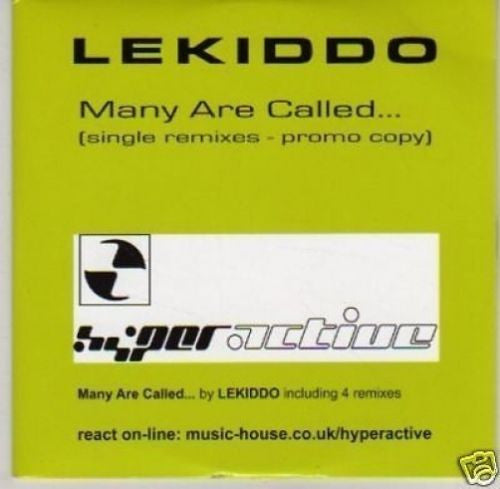 Lekiddo : Many Are Called... (Single Remixes - Promo Copy) (CD, Single, Promo)