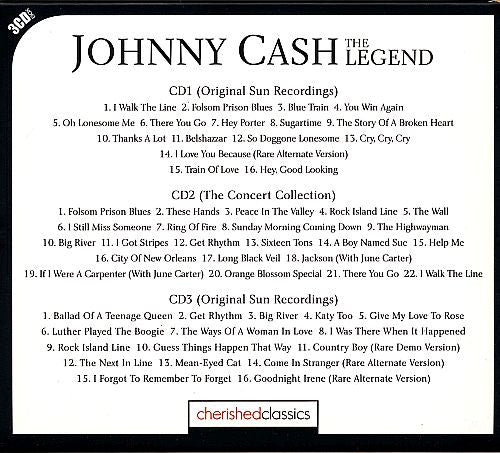 Johnny Cash : The Legend (3xCD, Comp)