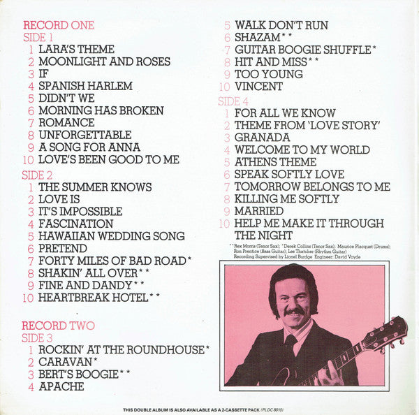 Bert Weedon : 40 Guitar Greats (2xLP, Album, Comp, Ltd)