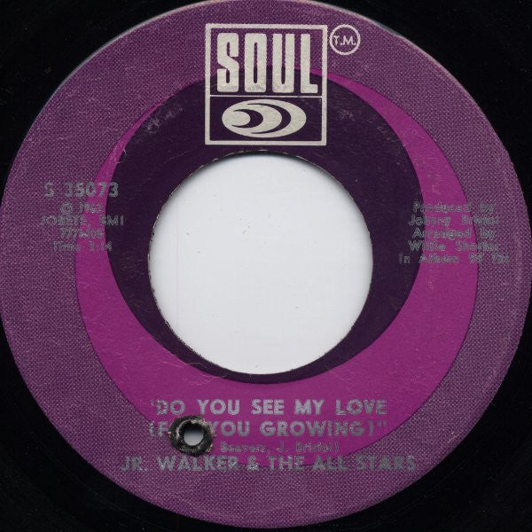 Jr. Walker & The All Stars* : Do You See My Love (For You Growing) / Groove & Move (7", Single, Sup)
