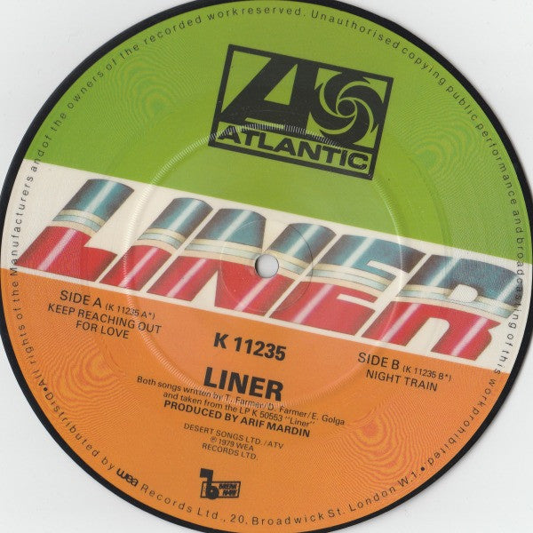 Liner : Keep Reaching Out For Love (7", Single, Pic)