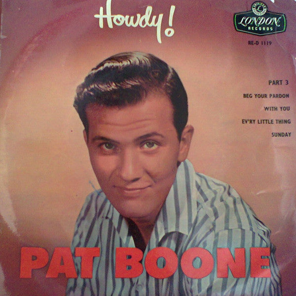 Pat Boone : Howdy ! Part 3 (7", EP, Tri)