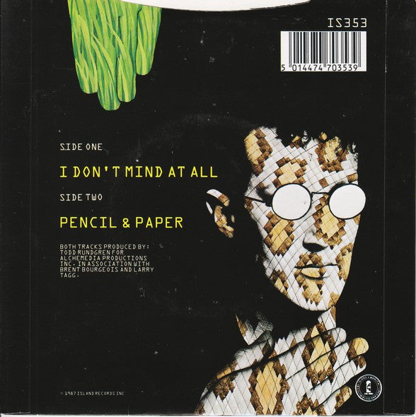 Bourgeois Tagg : I Don't Mind At All (7", Single, Pap)