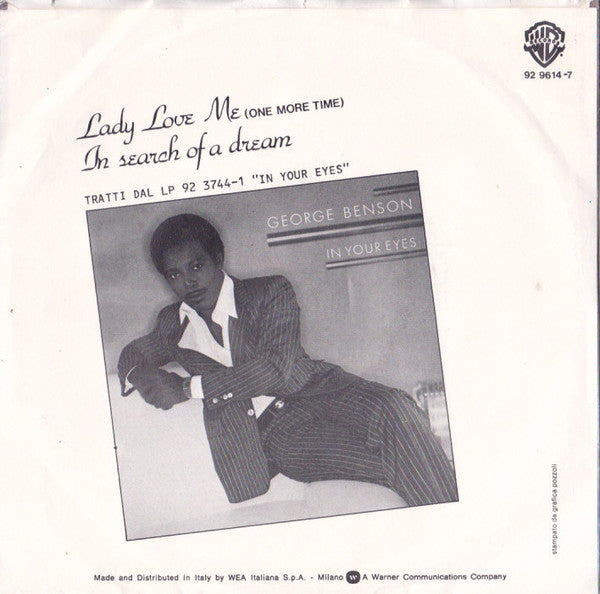 George Benson : Lady Love Me (One More Time) (7")