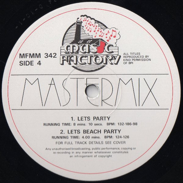 Various : Music Factory Mastermix - Issue No. 34 (2x12")