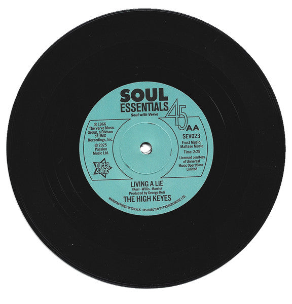 Howard Guyton, The High Keys : I Watched You Slowly Slip Away / Living A Lie (7", Single)