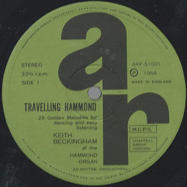 Keith Beckingham : Travelling Hammond  (LP)