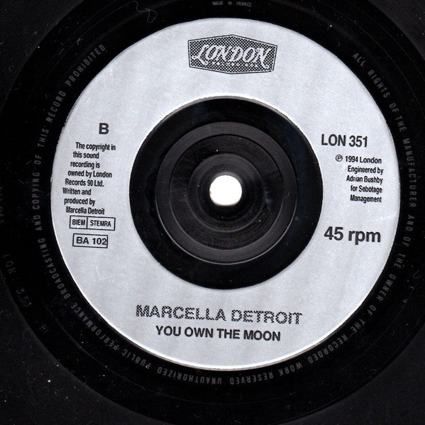 Marcella Detroit : I'm No Angel (7")