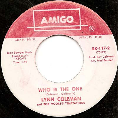 Lynn Coleman And Bob Moore's Temptations : Viet Nam Diary / Who Is The One (7", Single)
