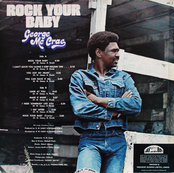 George McCrae : Rock Your Baby (LP, Album)