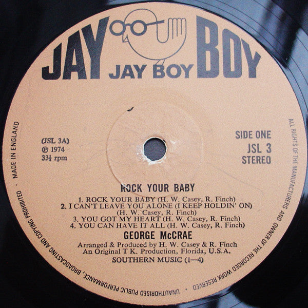George McCrae : Rock Your Baby (LP, Album)