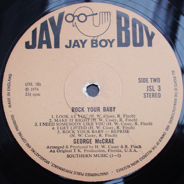 George McCrae : Rock Your Baby (LP, Album)