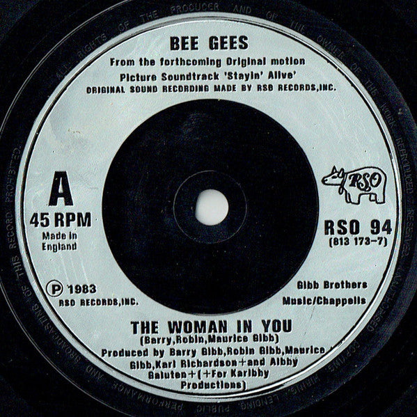 Bee Gees : The Woman In You (7")
