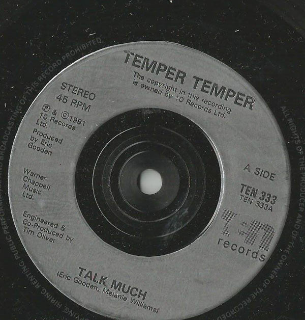 Temper Temper : Talk Much (7", Single)