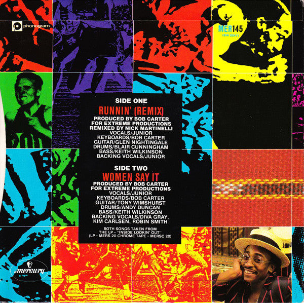 Junior (2) : Runnin' (7", Single)
