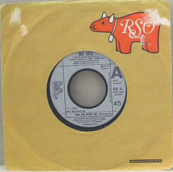 Bee Gees : Love You Inside Out (7", Single, Sil)