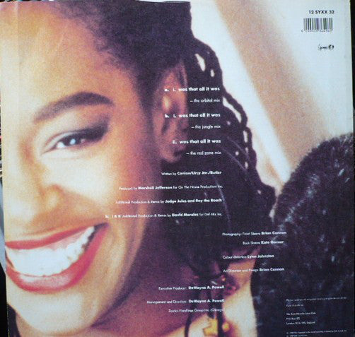 Kym Mazelle : Was That All It Was (Remix By Judge Jules And Roy The Roach) (12")