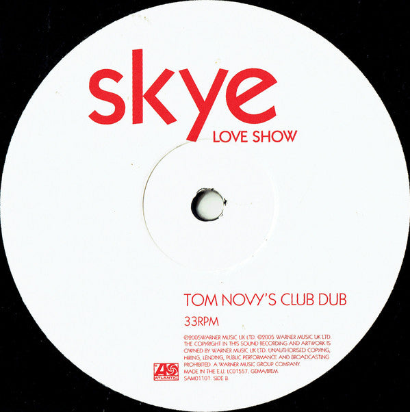 Skye (6) : Love Show (12", Promo)