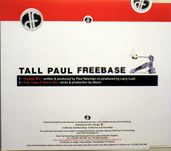 Tall Paul : Freebase (CD, Single)