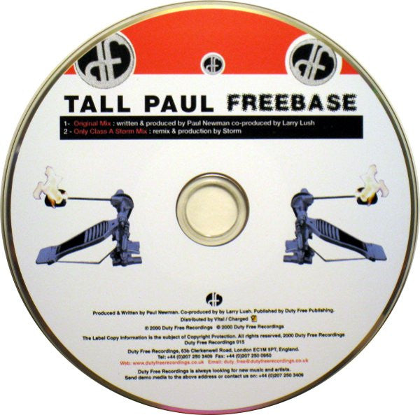 Tall Paul : Freebase (CD, Single)