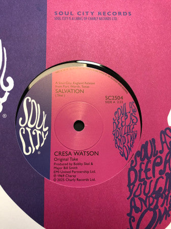 Cresa Watson / Robert Thomas (12) : Salvation / Salvation (7", RE)