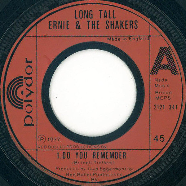 Long Tall Ernie And The Shakers : Do You Remember (7")