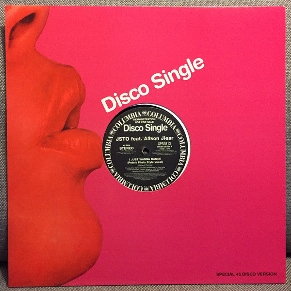 JSTO : I Just Wanna Dance (12", Promo)