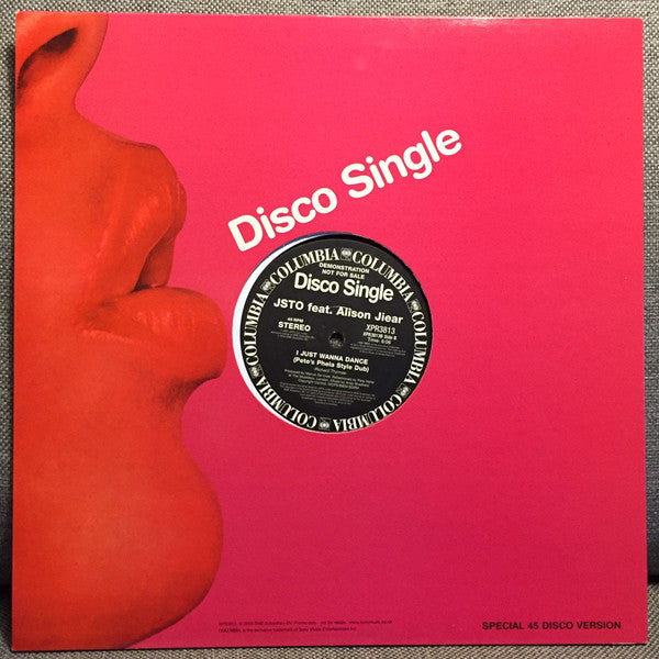 JSTO : I Just Wanna Dance (12", Promo)