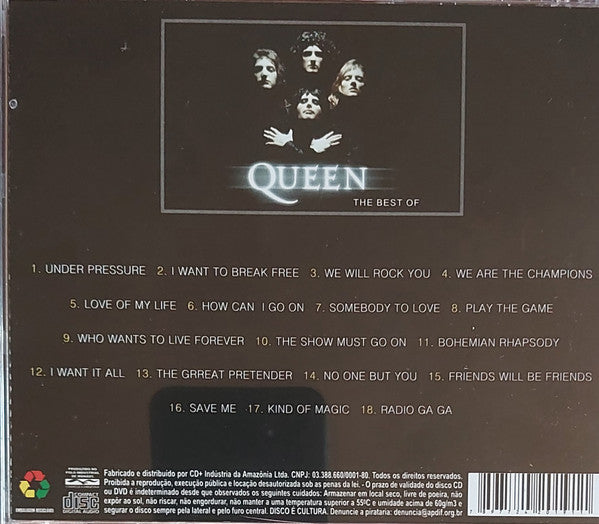 Queen : The Best Of Queen  (CD, Comp, Unofficial)