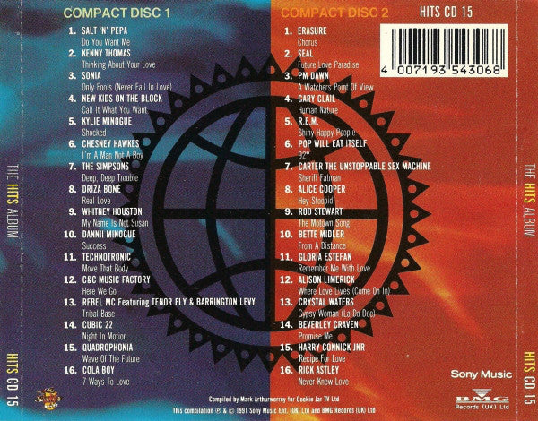 Various : The Hits Album (2xCD, Comp, P/Mixed)