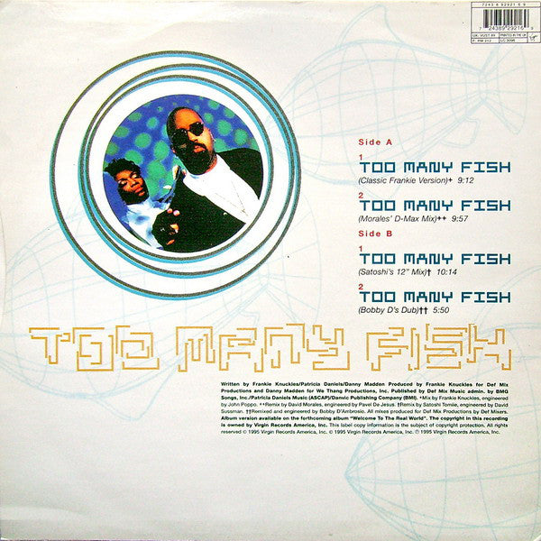 Frankie Knuckles Featuring Adeva : Too Many Fish (12")