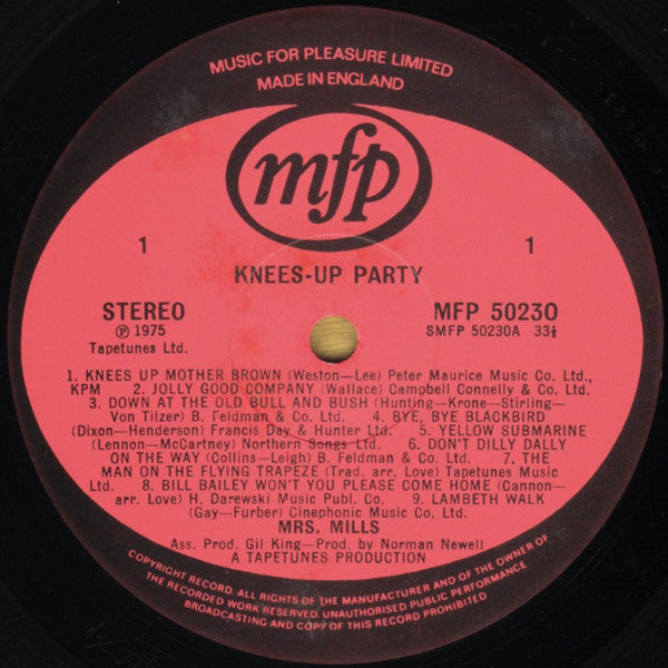 Mrs. Mills : Knees-Up Party (LP)