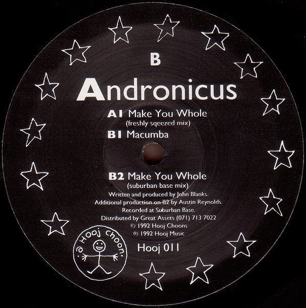 Andronicus : Make You Whole (12")