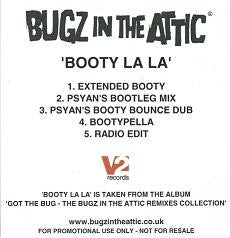 Bugz In The Attic : Booty La La (CDr, Single, Promo)