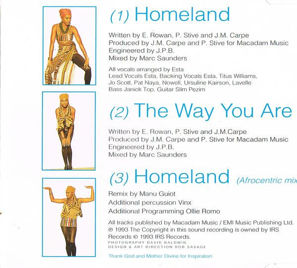 Esta : Homeland (CD, Single)