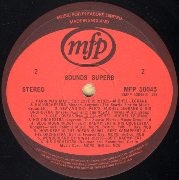 Various : Sounds Superb (LP, Comp)