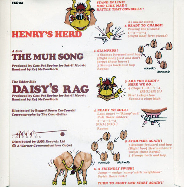 Henry's Herd : Muh Song / Daisy's Rag (7")
