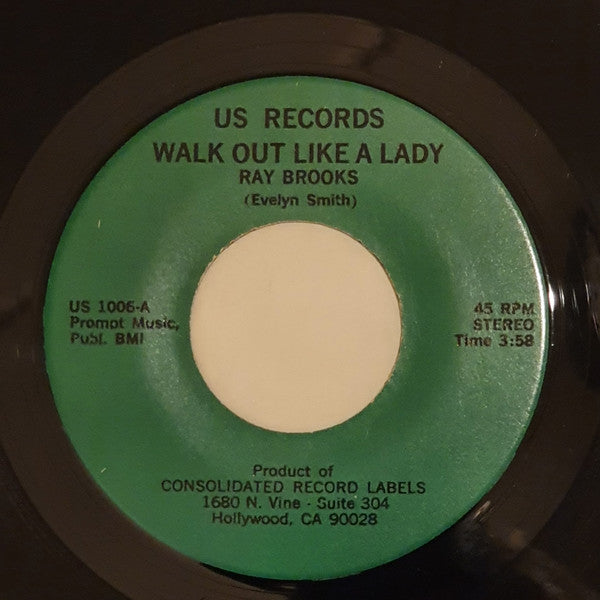 Ray Brooks (2) : Walk Out Like A Lady (7", Styrene)