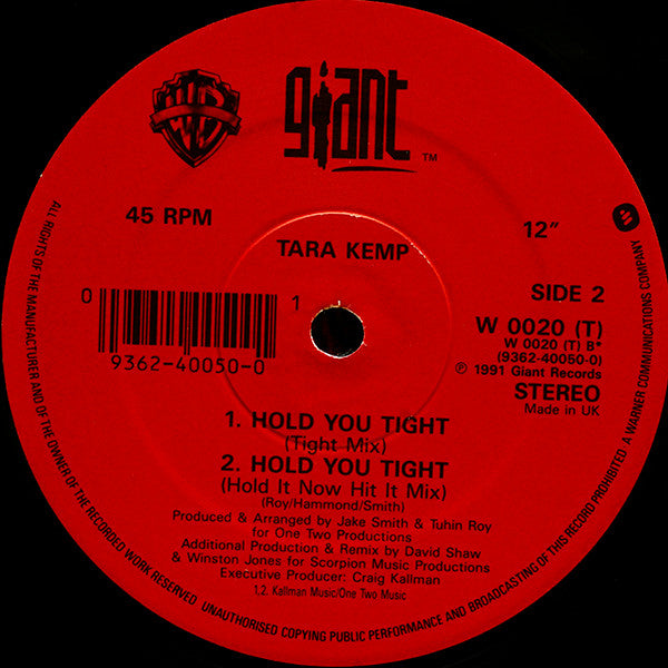 Tara Kemp : Hold You Tight (12")