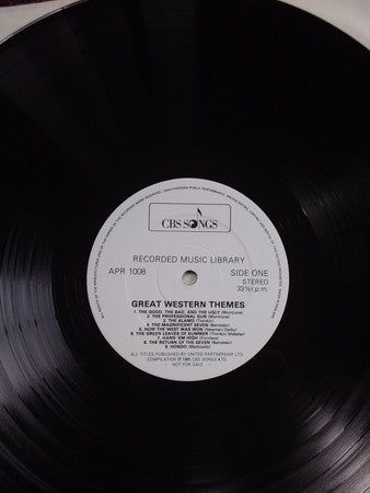 Various : CBS Songs (RECORDED MUSIC FOR RADIO, T.V. AND FILM) (LP, Album, Comp, Promo, Smplr)