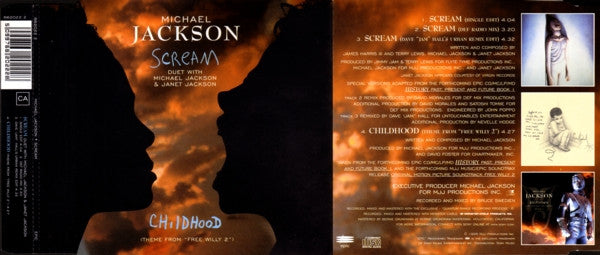 Michael Jackson Duet With Janet Jackson : Scream (CD, Single)