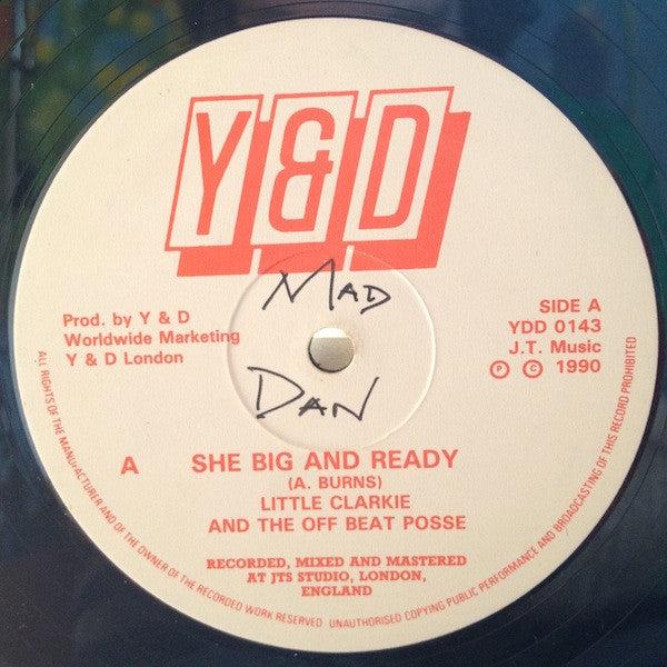 Little Clarkie And The Offbeat Posse : She Big And Ready / Don't Go Away (12")
