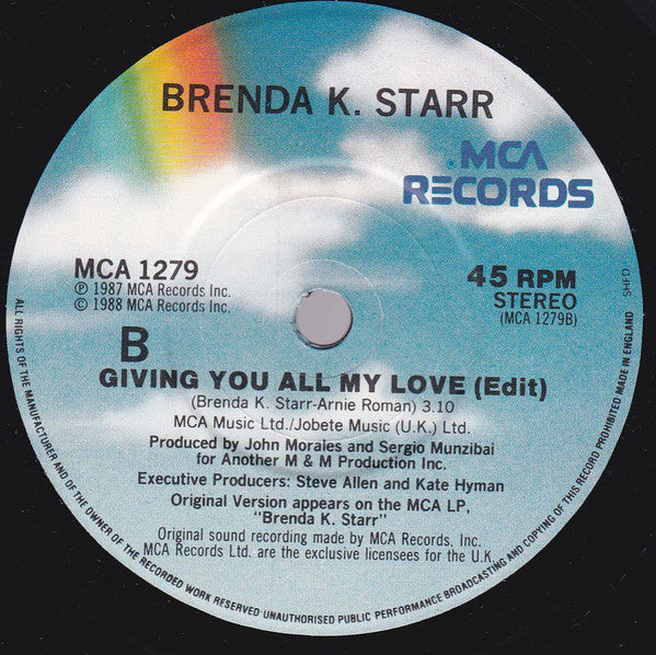 Brenda K. Starr : What You See Is What You Get (7", Single)