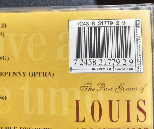 Louis Armstrong : The Pure Genius Of Louis Armstrong: We Have All The Time In The World (CD, Comp)