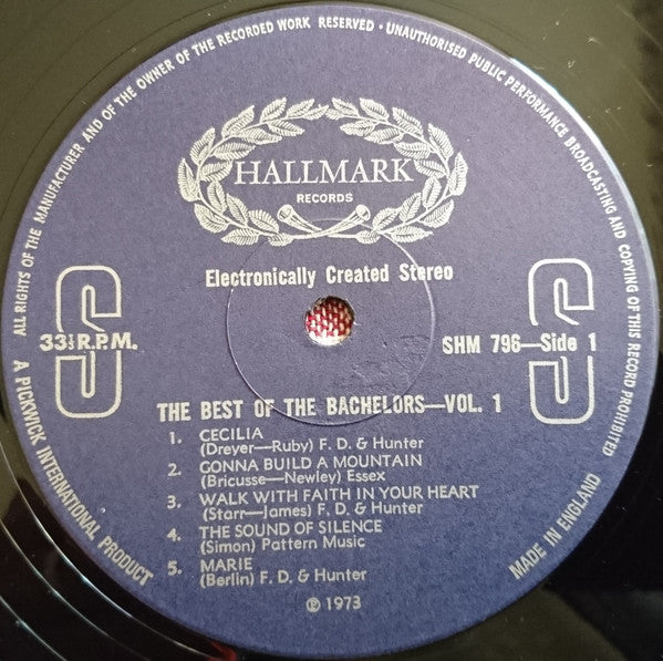 The Bachelors : The Best Of The Bachelors Vol. 1 (LP, Comp, Ele)