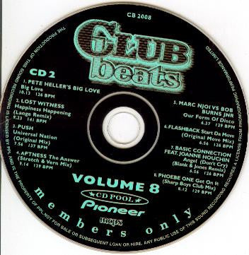 Various : Club Beats (Series 2 Volume 8) (2xCD, Comp, Promo)